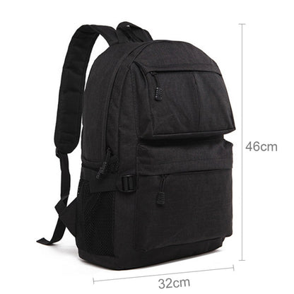 Universal Multi-Function Oxford Cloth Laptop Shoulders Bag Backpack with External USB Charging Port, Size: 46x32x12cm, For 15.6 inch and Below Macbook, Samsung, Lenovo, Sony, DELL Alienware, CHUWI, ASUS, HP(Black) - Backpack by PMC Jewellery | Online Shopping South Africa | PMC Jewellery