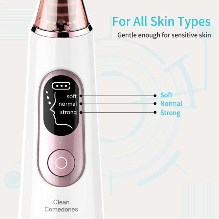 Xpreen Rechargeable Pore Cleanser Home Facial Beauty Device with LED Screen & 4 Probes - free shipping - PMC TechLife - Order now!