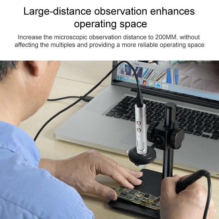 Supereyes B011 HD Digital Electronic Microscope Industrial Mobile Phone Repair Magnifying Glass - free shipping - PMC TechLife - Order now!
