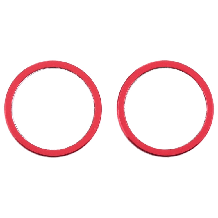 2 PCS Rear Camera Glass Lens Metal Protector Hoop Ring for iPhone 12(Red) - free shipping - PMC TechLife - Order now!