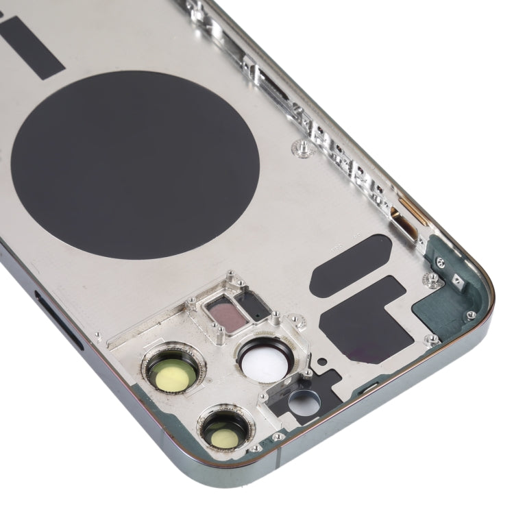 Back Housing Cover with SIM Card Tray & Side  Keys & Camera Lens for iPhone 13 Pro Max(Green) - free shipping - PMC TechLife - Order now!