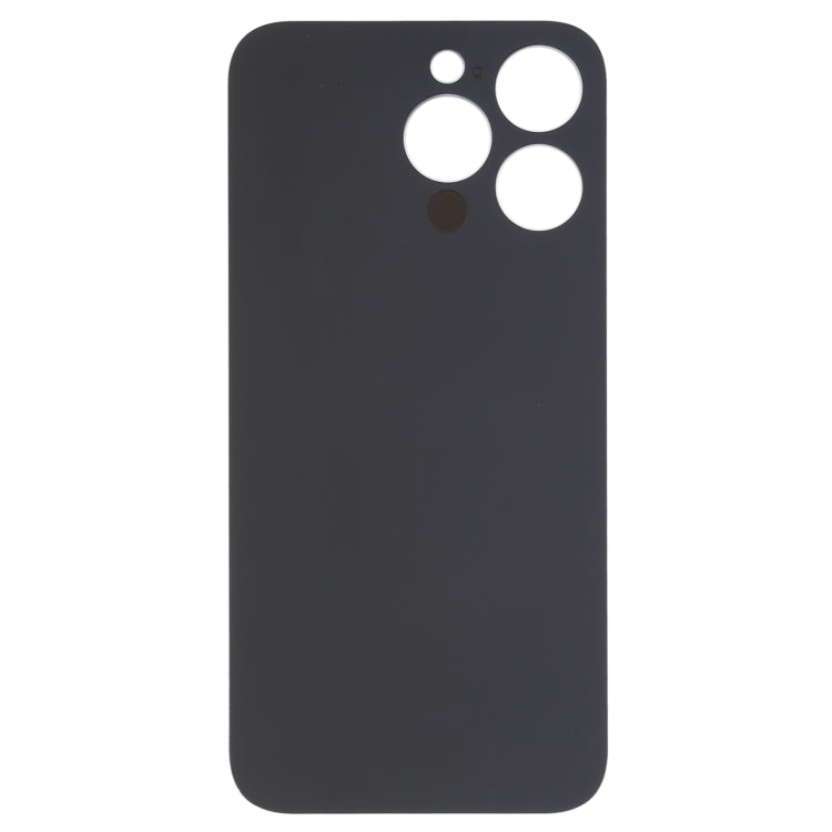 Easy Replacement Big Camera Hole Glass Back Battery Cover for iPhone 14 Pro(Black) -  by PMC TechLife | Online Shopping South Africa | PMC TechLife