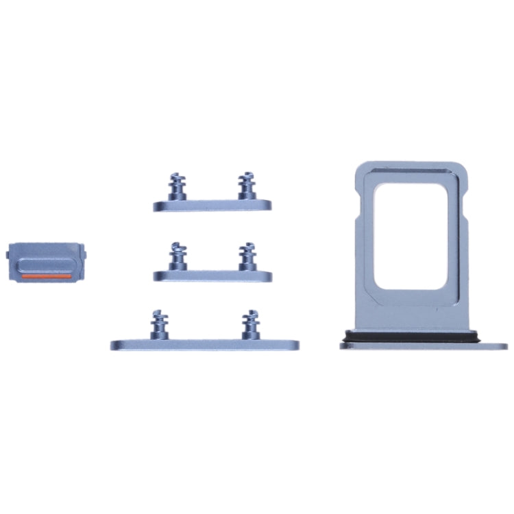 SIM Card Tray + SIM Card Tray + Side Keys for iPhone 14 (Blue) -  by PMC TechLife | Online Shopping South Africa | PMC TechLife