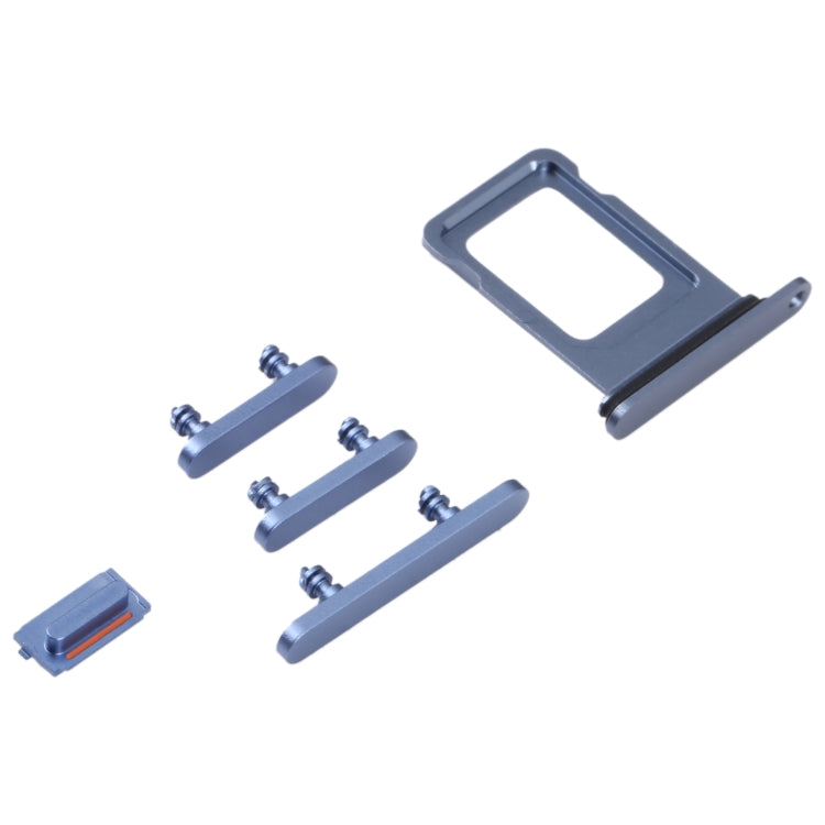 SIM Card Tray + SIM Card Tray + Side Keys for iPhone 14 (Blue) -  by PMC TechLife | Online Shopping South Africa | PMC TechLife