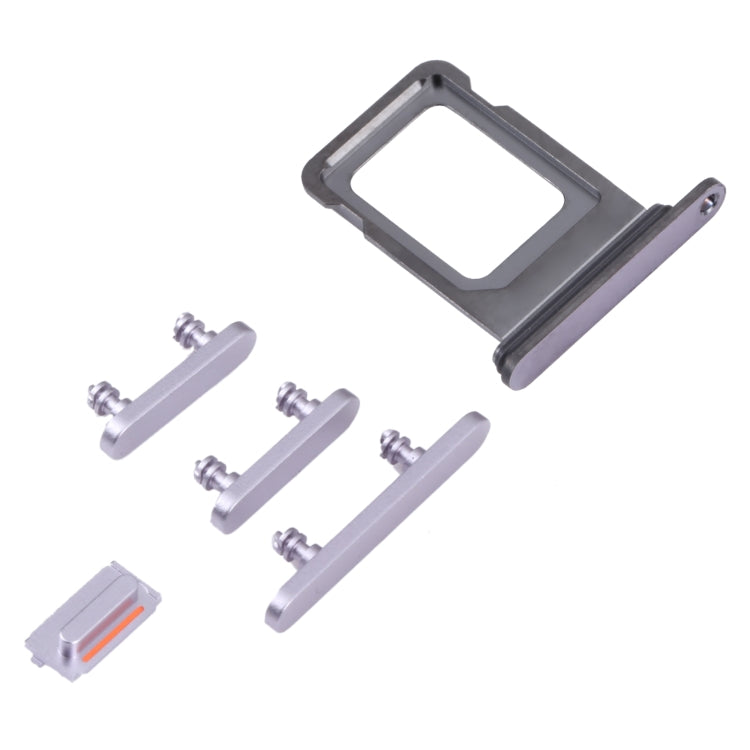 SIM Card Tray + SIM Card Tray + Side Keys for iPhone 14 Pro Max (Purple) -  by PMC TechLife | Online Shopping South Africa | PMC TechLife