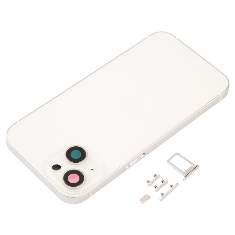 For iPhone 14 Battery Back Cover with Middle Frame / Side Keys(Gold) - Back Cover by PMC TechLife | Online Shopping South Africa | PMC TechLife | Buy Now Pay Later Mobicred