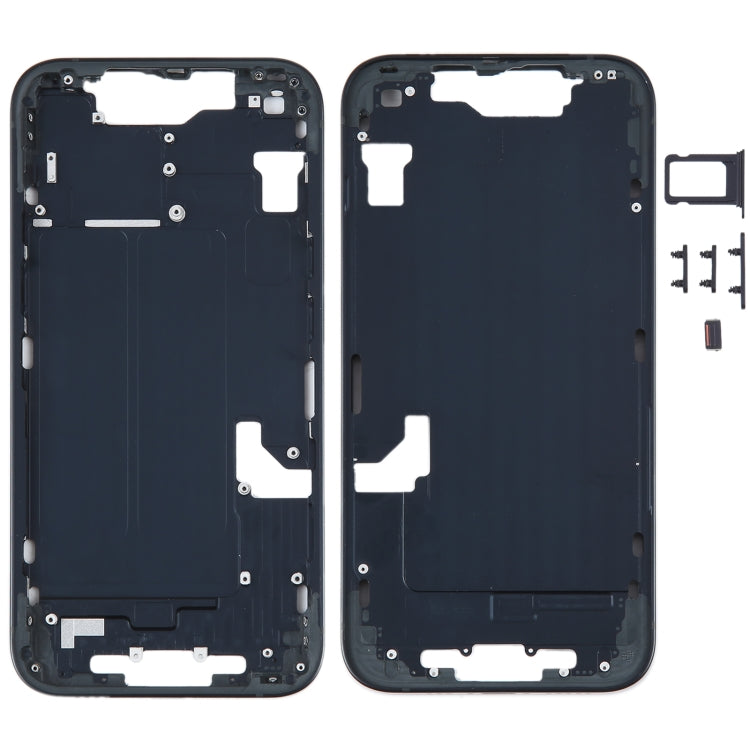 For iPhone 14 Middle Frame with Side Keys (Black) -  by PMC TechLife | Online Shopping South Africa | PMC TechLife