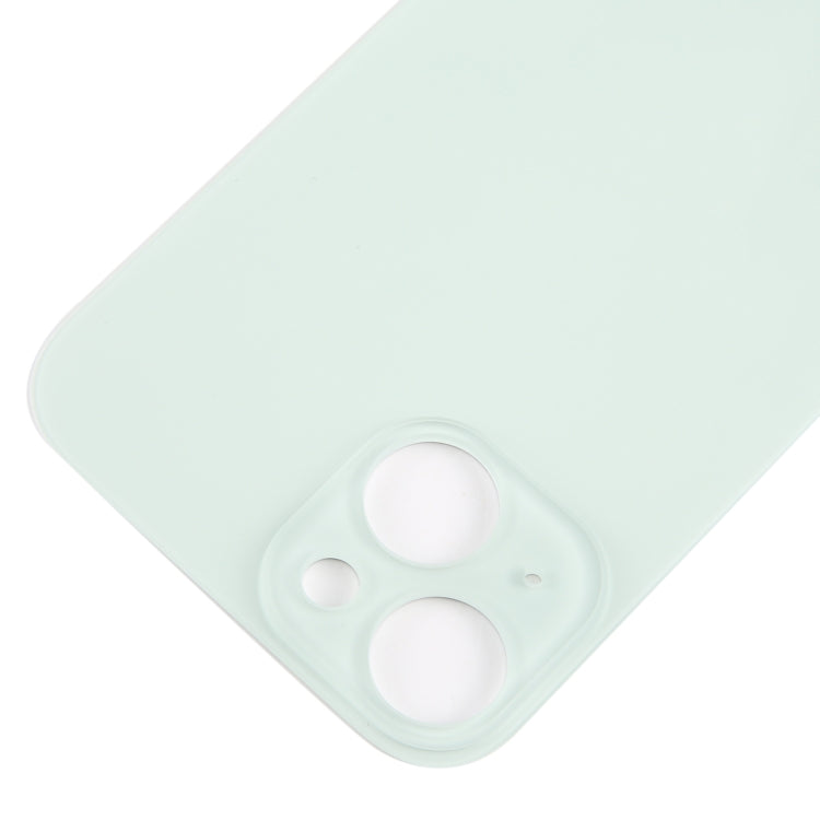 For iPhone 15 Glass Battery Back Cover(Green) -  by PMC TechLife | Online Shopping South Africa | PMC TechLife