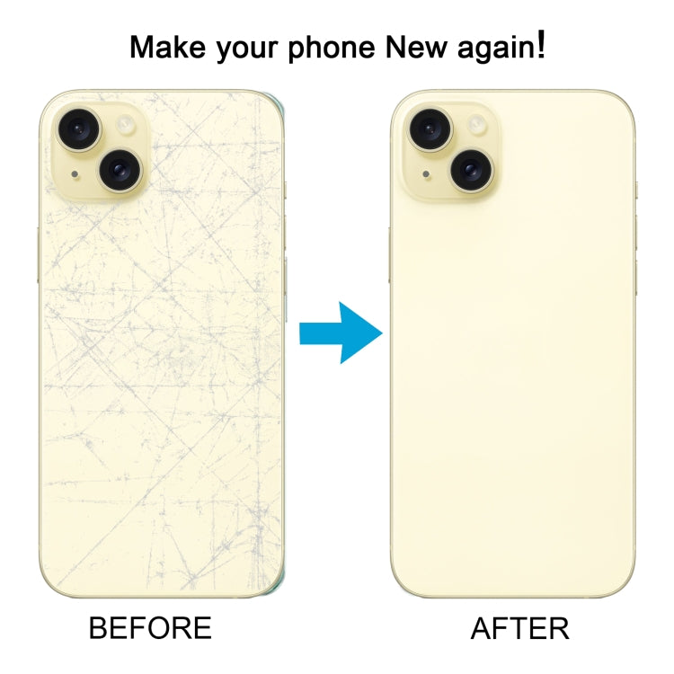 For iPhone 15 Plus Glass Battery Back Cover(Yellow) -  by PMC TechLife | Online Shopping South Africa | PMC TechLife