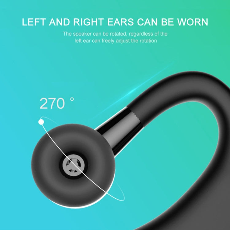 V9 Business Handsfree Wireless Bluetooth Headset CSR 4.1 with Mic for Driver Sport (Black) - Bluetooth Earphone by PMC TechLife | Online Shopping South Africa | PMC TechLife
