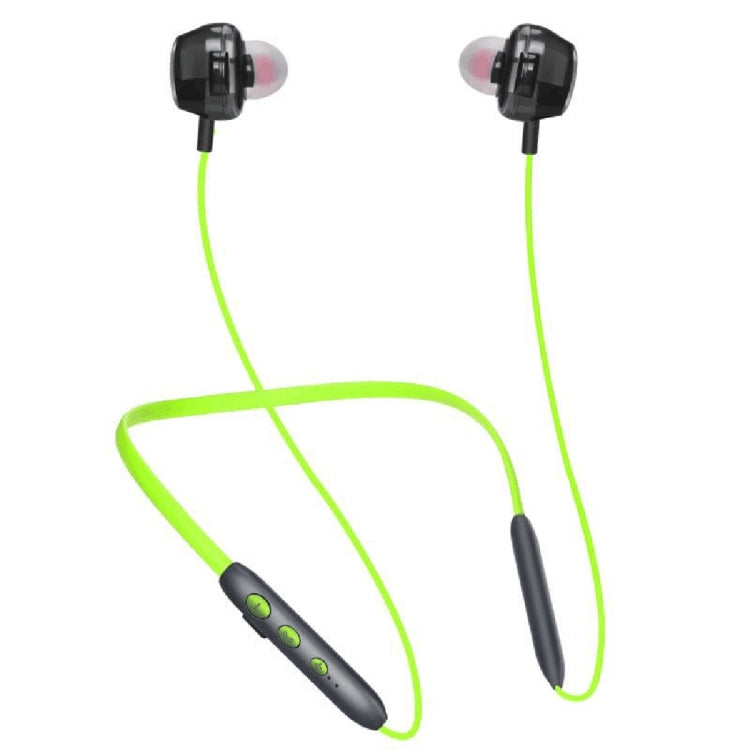 BH-I37 Bluetooth 5.0 Wire-controlled Bluetooth Earphone Built-in High-fidelity Microphone, Support Call (Green) - Bluetooth Earphone by PMC Jewellery | Online Shopping South Africa | PMC Jewellery