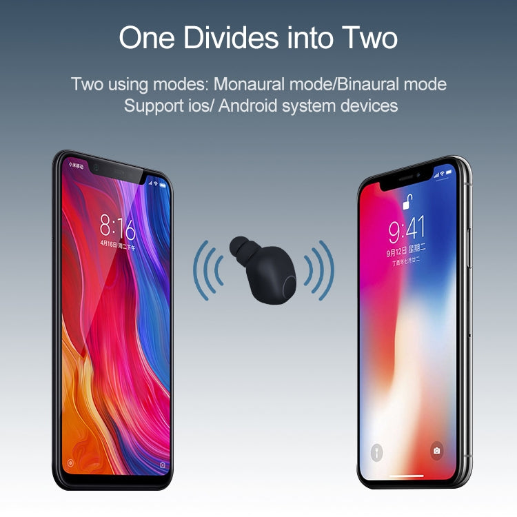 Q1 TWS Bluetooth 5.0 Binaural Stereo Wireless Sports Bluetooth Earphone(Black) - TWS Earphone by PMC TechLife | Online Shopping South Africa | PMC TechLife