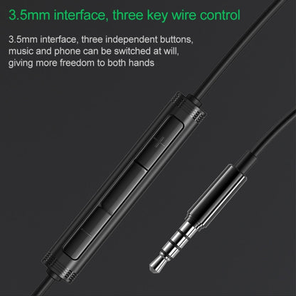 Original Xiaomi Black Shark 3.5mm Wire-controlled Semi-in-ear Gaming Earphone, Support Calls, Cable Length: 1.2m(Black) - Normal Style Earphone by Xiaomi | Online Shopping South Africa | PMC Jewellery