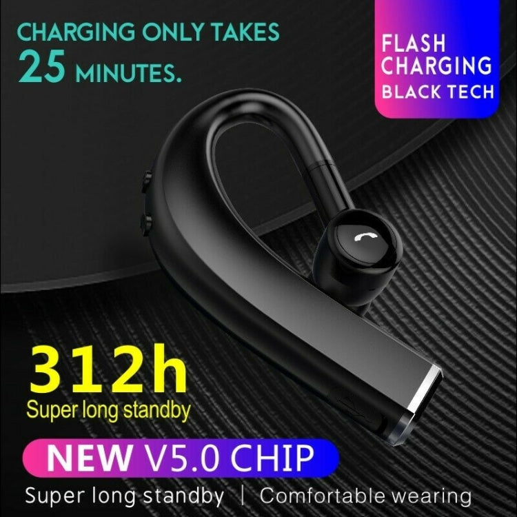 F680 Bluetooth 5.0 Fast Charging Wireless Business Sports Bluetooth Earphone (Blue) - Bluetooth Earphone by PMC Jewellery | Online Shopping South Africa | PMC Jewellery