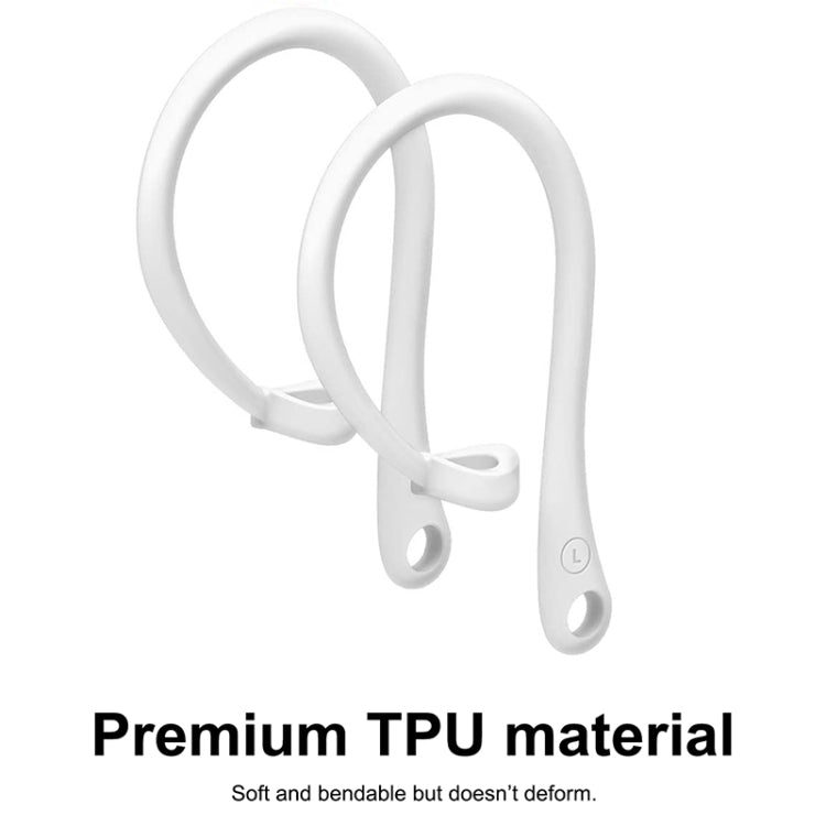 For AirPods 1 / 2 / Pro Anti-lost Silicone Earphone Ear-hook(Clear White) - Anti-lost & Holder by PMC Jewellery | Online Shopping South Africa | PMC Jewellery