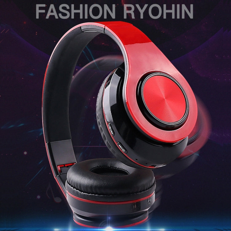 B39 Wireless Bluetooth V5.0 Headset (Red) - Headset & Headphone by PMC TechLife | Online Shopping South Africa | PMC TechLife