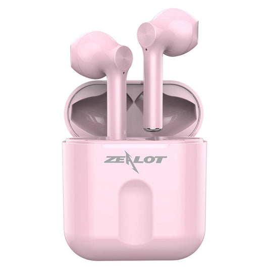 ZEALOT T2 Bluetooth 5.0 TWS Wireless Bluetooth Earphone with Charging Box, Support Touch & Call & Power Display(Pink) - TWS Earphone by ZEALOT | Online Shopping South Africa | PMC Jewellery