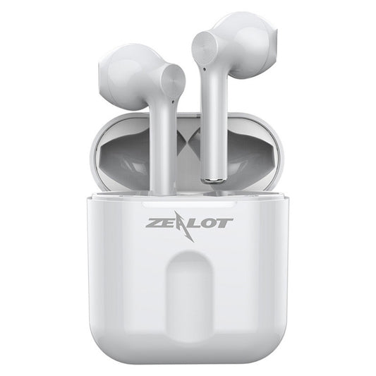 ZEALOT T2 Bluetooth 5.0 TWS Wireless Bluetooth Earphone with Charging Box, Support Touch & Call & Power Display(White) - TWS Earphone by ZEALOT | Online Shopping South Africa | PMC Jewellery
