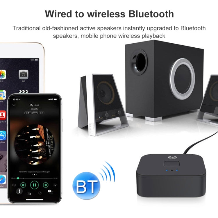 B11 Bluetooth 5.0 Receiver AUX NFC to 2 x RCA Audio Adapter - Audio Receiver Transmitter by PMC TechLife | Online Shopping South Africa | PMC TechLife