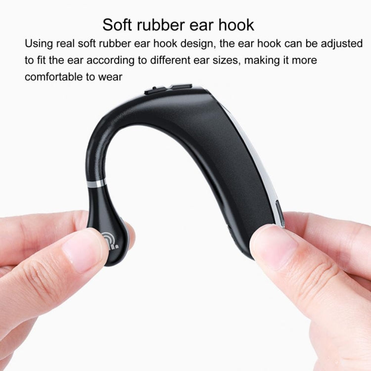 DS800 Bluetooth 5.0 Universal Hanging Ear Style Business Sports Wireless Bluetooth Earphone, Classic Version (Silver) - Bluetooth Earphone by PMC TechLife | Online Shopping South Africa | PMC TechLife