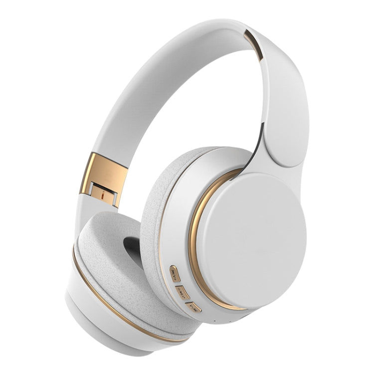 07S Folding Sports Computer Games Wireless Bluetooth V5.0 Headset with Mic (White) - Headset & Headphone by PMC TechLife | Online Shopping South Africa | PMC TechLife