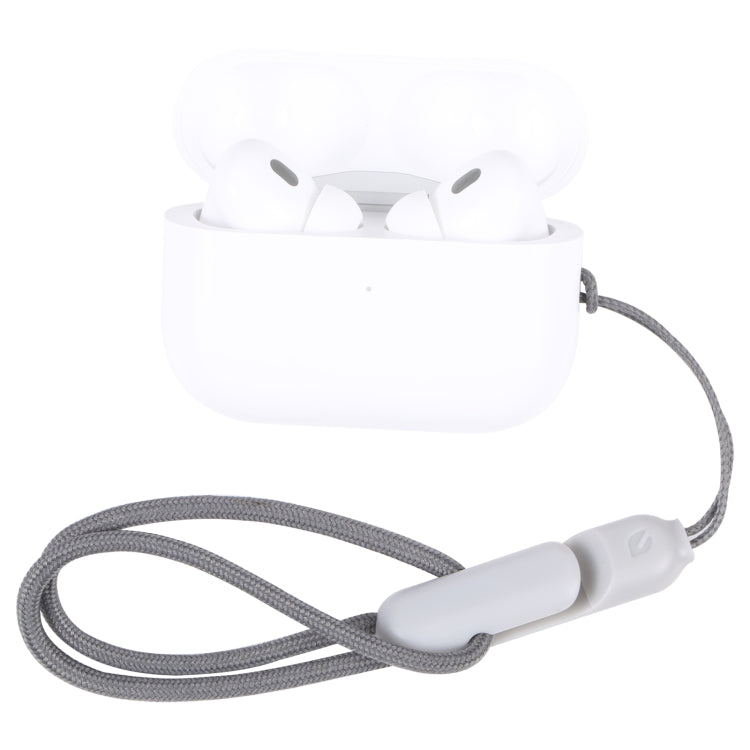 For Apple AirPods Pro 2 Wireless Bluetooth Earphone Anti-Lost Rope Phone Case Lanyard(Grey) - Other Accessories by PMC TechLife | Online Shopping South Africa | PMC TechLife