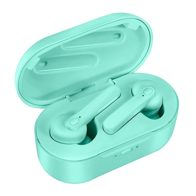 DT-5 IPX Waterproof Bluetooth 5.0 Wireless Bluetooth Earphone with Magnetic Charging Box, Support Call & Power Bank Function(Green) - Bluetooth Earphone by PMC TechLife | Online Shopping South Africa | PMC TechLife