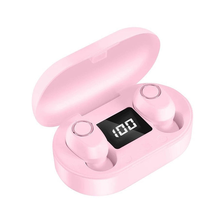 DT-13 Wireless Two Ear Bluetooth Headset Supports Touch & Smart Magnetic Charging(Pink) - Bluetooth Earphone by PMC TechLife | Online Shopping South Africa | PMC TechLife