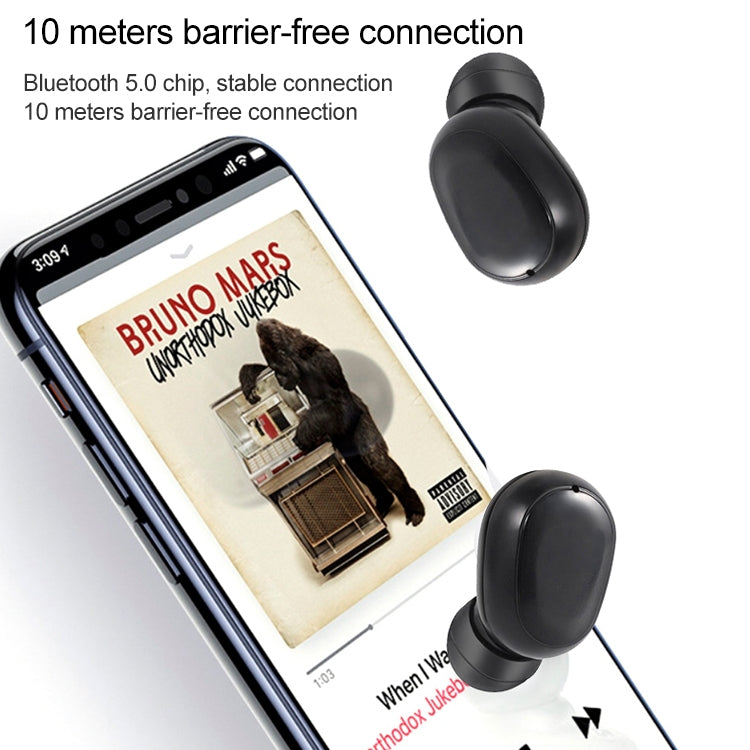 DT-14 Wireless Two Ear Bluetooth Headset Supports Touch & Smart Magnetic Charging & Power On Automatic Pairing(White) - Bluetooth Earphone by PMC TechLife | Online Shopping South Africa | PMC TechLife