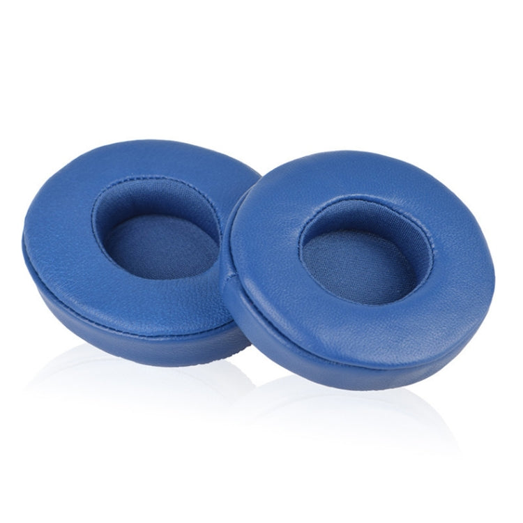 1 Pair Leather Headphone Protective Case for Beats Solo2.0 / Solo3.0, Wired Version (Blue) - Earmuff & Pad by PMC TechLife | Online Shopping South Africa | PMC TechLife