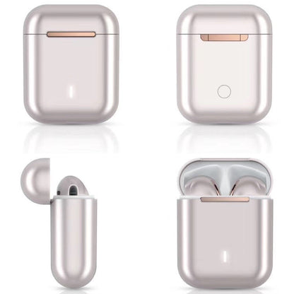 J18 Bluetooth 5.0 TWS Wireless Binaural Bluetooth Earphone with Charging Box(Rose Gold) - TWS Earphone by PMC Jewellery | Online Shopping South Africa | PMC Jewellery