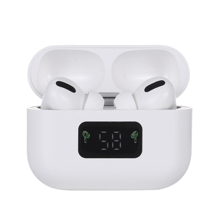 i58 TWS Bluetooth 5.0 Touch Wireless Bluetooth Earphone for IOS System Equipment, with Magnetic Attraction Charging Box & Smart Digital Display, Support Siri(White) - TWS Earphone by PMC TechLife | Online Shopping South Africa | PMC TechLife