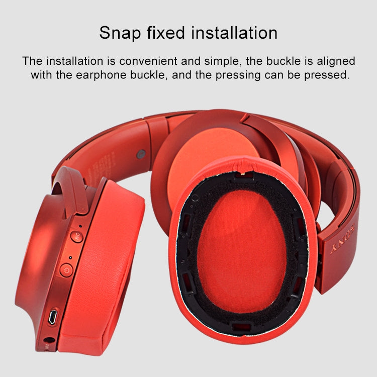 1 Pair Sponge Headphone Protective Case for Sony MDR-100ABN / WH-H900N(Mint Green) - Earmuff & Pad by PMC TechLife | Online Shopping South Africa | PMC TechLife