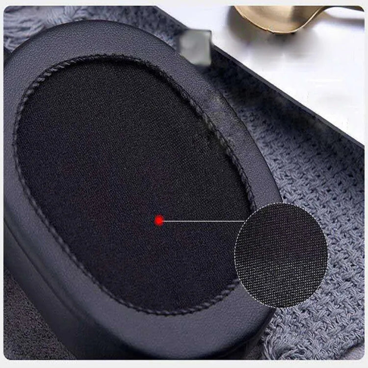 1 Pair Soft Sponge Earmuff Headphone Jacket for Audio-technica ATH-MSR7 / M50X / M20 / M40 / M40X(Black) - Earmuff & Pad by PMC TechLife | Online Shopping South Africa | PMC TechLife