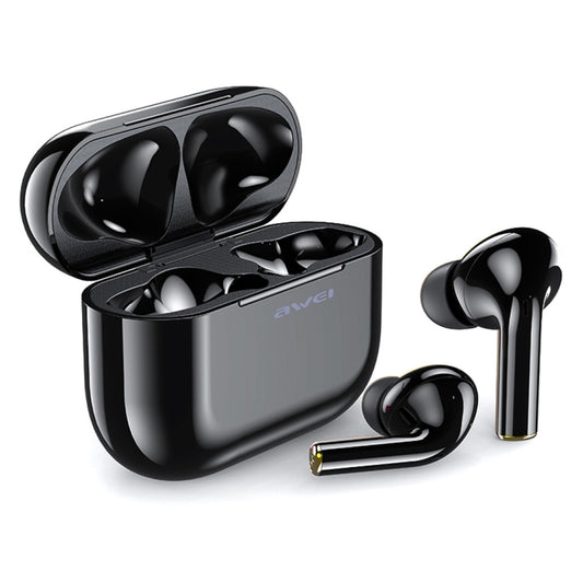 awei T29 Bluetooth V5.0 TWS True Wireless Sports Headset with Charging Case(Black) - TWS Earphone by awei | Online Shopping South Africa | PMC Jewellery