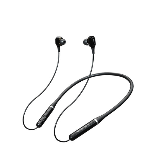 Original Lenovo XE66 Intelligent Noise Reduction 8D Subwoofer Magnetic Neck-mounted Sports Bluetooth Earphone, Support Hands-free Call (Black) - Neck-mounted Earphone by Lenovo | Online Shopping South Africa | PMC Jewellery
