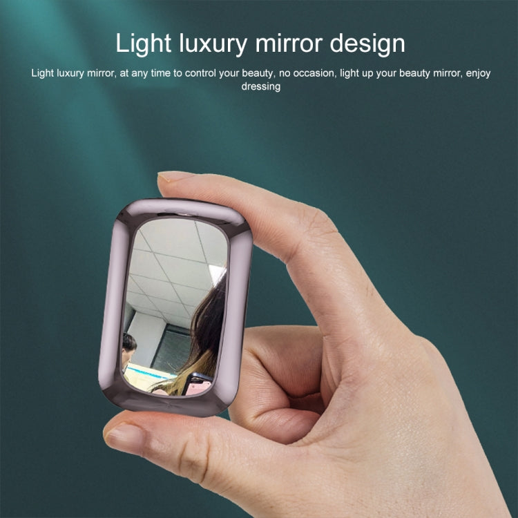 M23 Little Devil Pattern Intelligent Noise Reduction Touch Bluetooth Earphone with Three-screen Battery Display & Mirror Charging Box, Support HD Call & Siri (Red) - Bluetooth Earphone by PMC TechLife | Online Shopping South Africa | PMC TechLife
