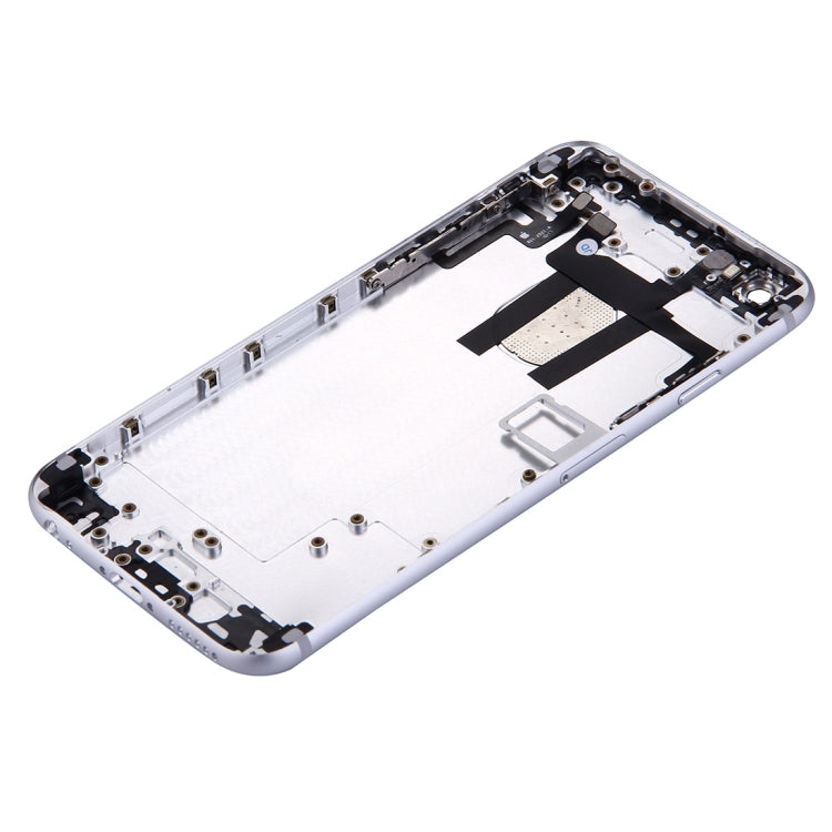 Full Housing Back Cover with Power Button & Volume Button Flex Cable for iPhone 6(Silver) - iPhone 6/6 Plus Parts by PMC TechLife | Online Shopping South Africa | PMC TechLife