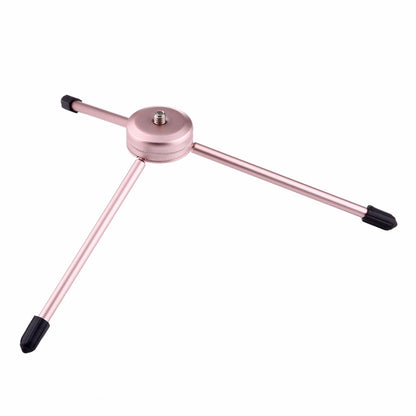 Multi-function Aluminum Alloy Tripod Mount Holder Stand , for iPad, iPhone, Samsung, Lenovo, Sony and other Smartphones & Tablets & Digital Cameras(Rose Gold) - Desktop Holder by PMC Jewellery | Online Shopping South Africa | PMC Jewellery