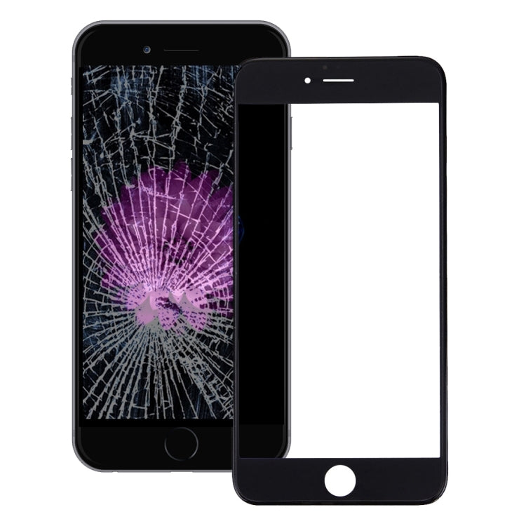 Front Screen Outer Glass Lens with Front LCD Screen Bezel Frame & OCA Optically Clear Adhesive for iPhone 6s Plus(Black) - free shipping - PMC TechLife - Order now!