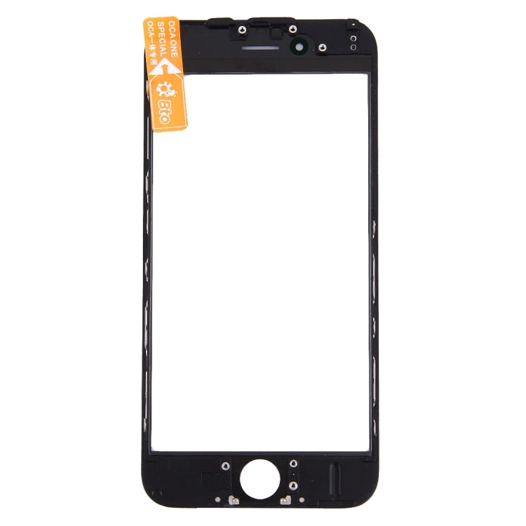 Front Screen Outer Glass Lens with Front LCD Screen Bezel Frame & OCA Optically Clear Adhesive for iPhone 6 Plus(Black) - iPhone 6/6 Plus Parts by PMC Jewellery | Online Shopping South Africa | PMC Jewellery