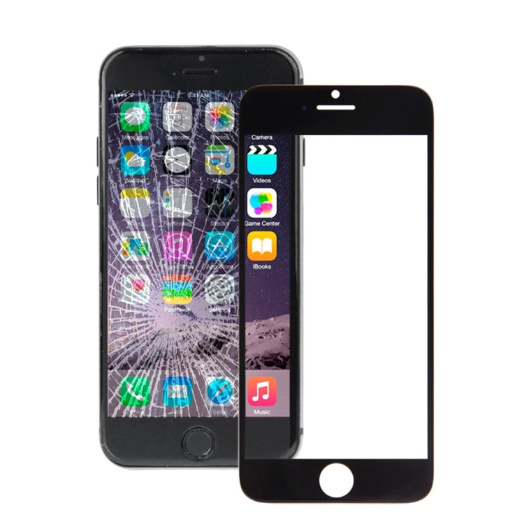 10 PCS for iPhone 6 Plus Front Screen Outer Glass Lens(Black) - free shipping - PMC TechLife - Order now!