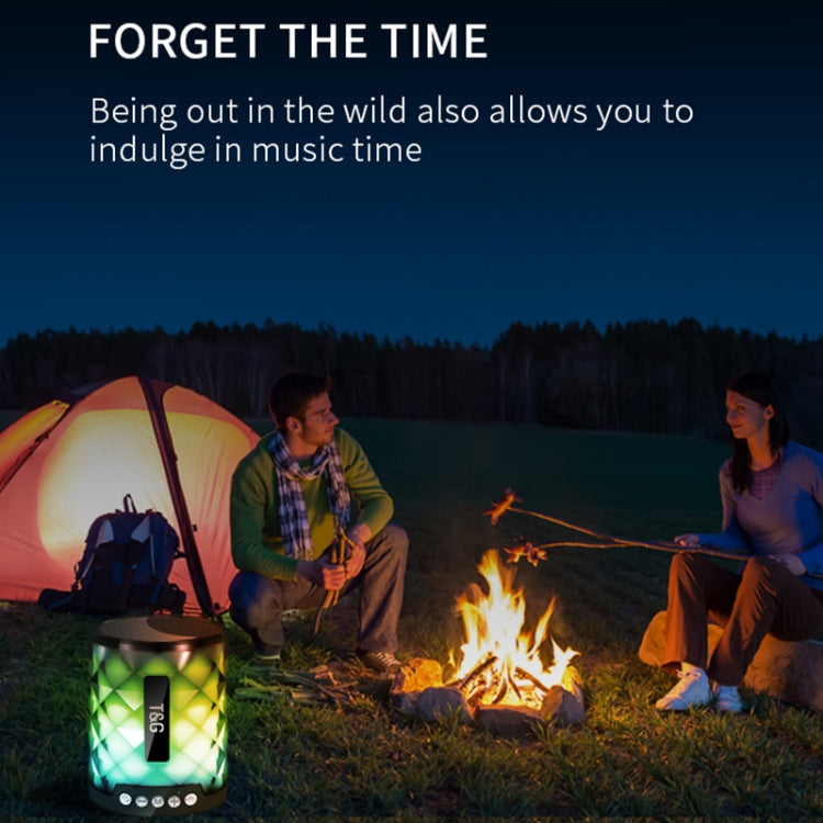 T&G TG155 Bluetooth 4.2 Mini Portable Wireless Bluetooth Speaker with Colorful Lights(Green) - Mini Speaker by T&G | Online Shopping South Africa | PMC TechLife | Buy Now Pay Later Mobicred