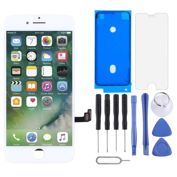 Original LCD Screen for iPhone 7 with Digitizer Full Assembly (White) - free shipping - PMC TechLife - Order now!