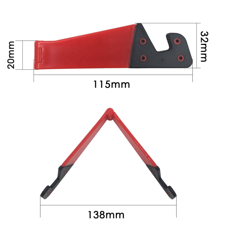V Shape Universal Mobile Phone Tablet Bracket Holder (Purple) - Desktop Holder by PMC TechLife | Online Shopping South Africa | PMC TechLife