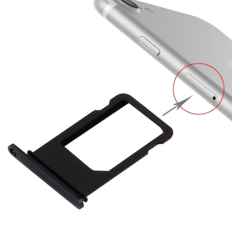 Card Tray for iPhone 7(Black) - Metal Parts by PMC TechLife | Online Shopping South Africa | PMC TechLife