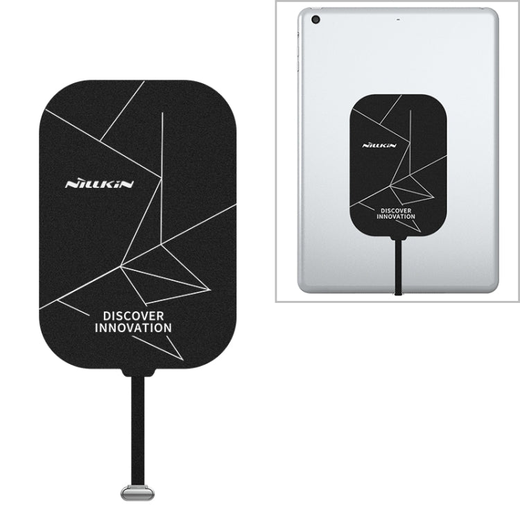 NILLKIN NKR01 For iPad 9.7 / 10.2 inch & iPad Air 10.5 inch & iPad Pro 10.5 inch Long Magic Tag Plus QI Standard Wireless Charging Receiver with 8 Pin Port - Wireless Charger Receiver by NILLKIN | Online Shopping South Africa | PMC Jewellery