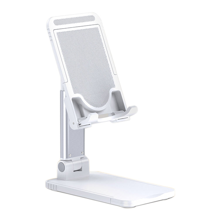 USAMS US-ZJ059 Retractable Mobile Phone Tablet Desktop Stand Holder(White) - Desktop Holder by USAMS | Online Shopping South Africa | PMC Jewellery