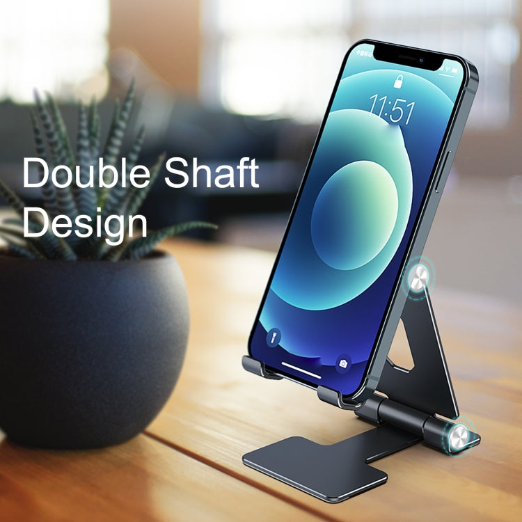 R-JUST SJ13 I-Shape Folding Portable Aluminum Alloy Mobile Phone Holder - Desktop Holder by R-JUST | Online Shopping South Africa | PMC Jewellery