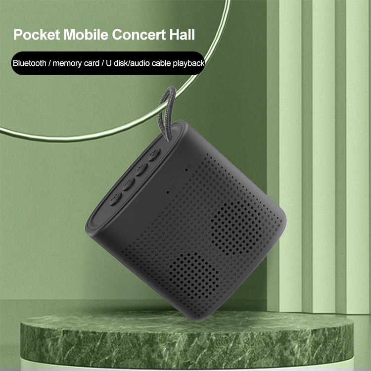 EBS-037 Portable Outdoor Card Mini Wireless Bluetooth Speaker(Black) - Mini Speaker by PMC Jewellery | Online Shopping South Africa | PMC Jewellery